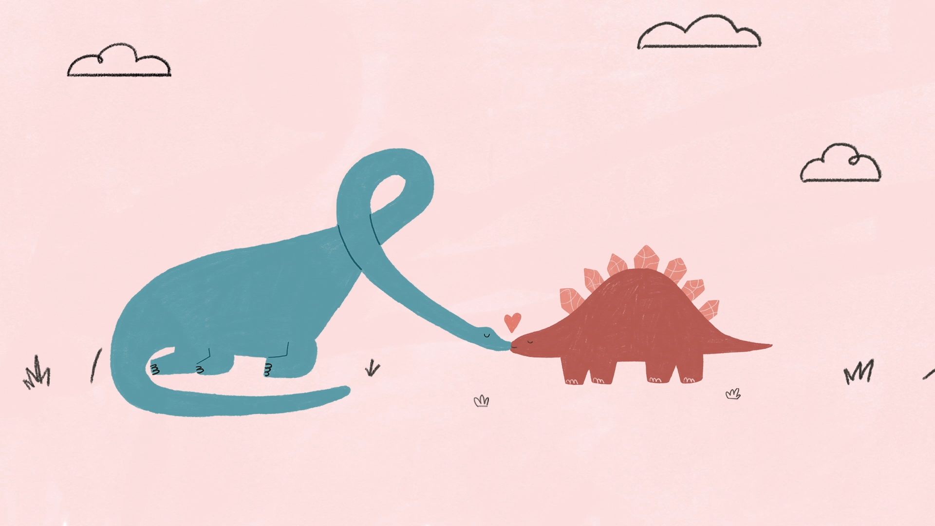 Dinosaurs In Love by Hannah Jacobs, Anna Ginsburg - Blinkink.